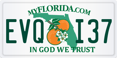 FL license plate EVQI37