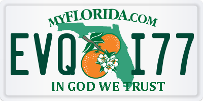 FL license plate EVQI77