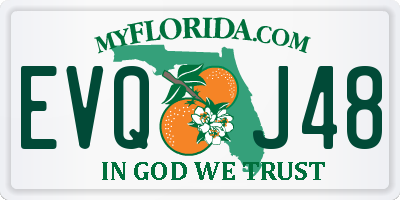 FL license plate EVQJ48