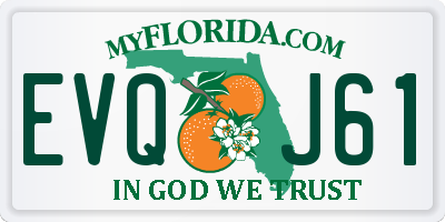 FL license plate EVQJ61
