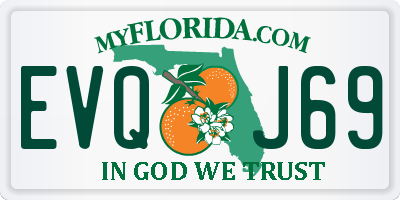 FL license plate EVQJ69
