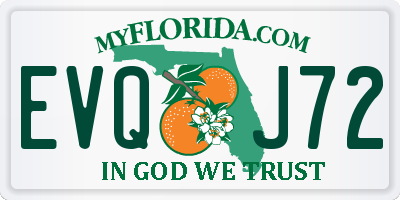 FL license plate EVQJ72