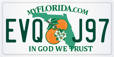 FL license plate EVQJ97