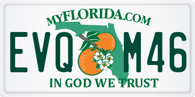 FL license plate EVQM46