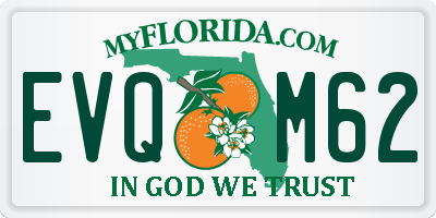 FL license plate EVQM62