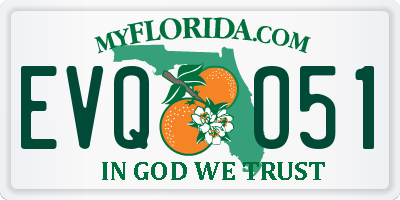 FL license plate EVQO51