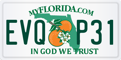 FL license plate EVQP31