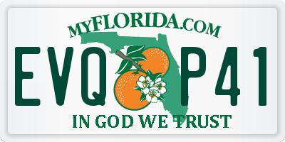 FL license plate EVQP41