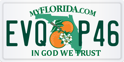 FL license plate EVQP46