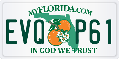 FL license plate EVQP61