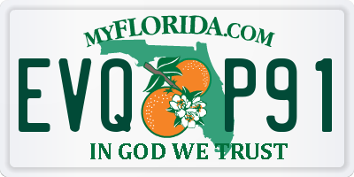 FL license plate EVQP91