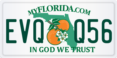 FL license plate EVQQ56
