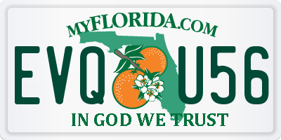 FL license plate EVQU56