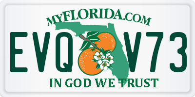 FL license plate EVQV73