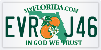 FL license plate EVRJ46