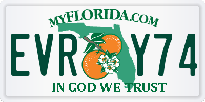 FL license plate EVRY74