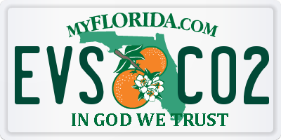 FL license plate EVSC02