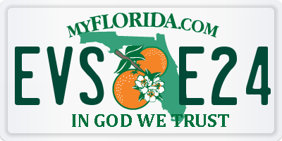 FL license plate EVSE24