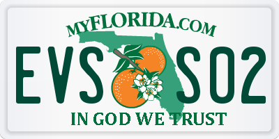 FL license plate EVSS02