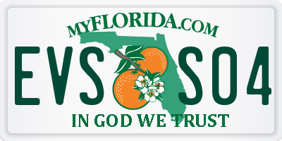 FL license plate EVSS04