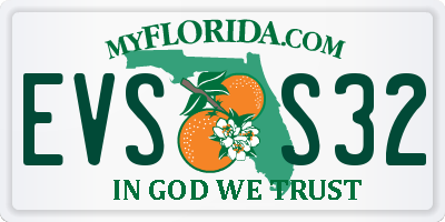 FL license plate EVSS32
