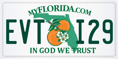 FL license plate EVTI29