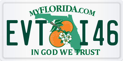 FL license plate EVTI46