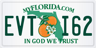 FL license plate EVTI62