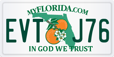 FL license plate EVTJ76