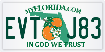 FL license plate EVTJ83