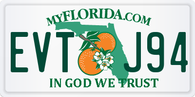 FL license plate EVTJ94