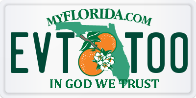 FL license plate EVTT00