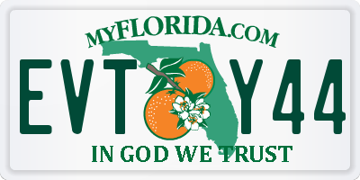 FL license plate EVTY44