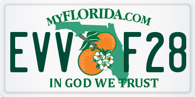 FL license plate EVVF28