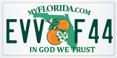 FL license plate EVVF44