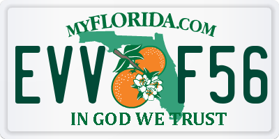 FL license plate EVVF56
