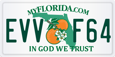 FL license plate EVVF64