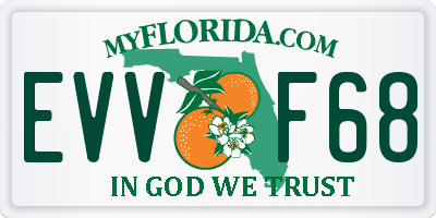FL license plate EVVF68