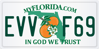 FL license plate EVVF69