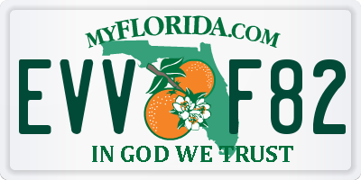 FL license plate EVVF82