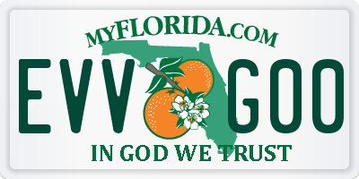 FL license plate EVVG00