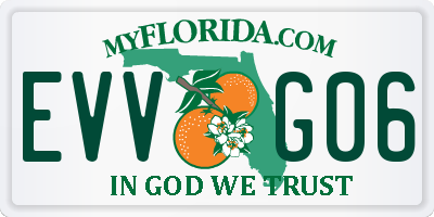 FL license plate EVVG06
