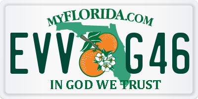 FL license plate EVVG46