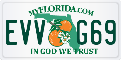FL license plate EVVG69