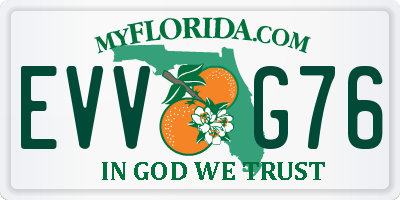 FL license plate EVVG76