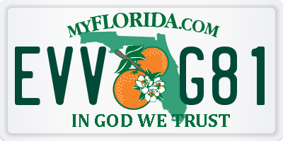 FL license plate EVVG81