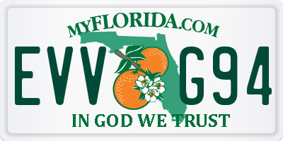 FL license plate EVVG94