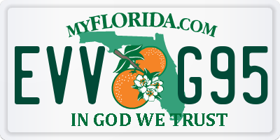 FL license plate EVVG95