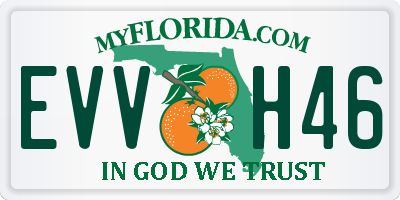 FL license plate EVVH46