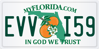 FL license plate EVVI59